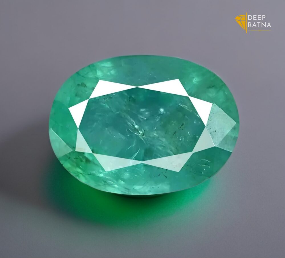 Natural Emerald (Panna) Zambia Premium (Oval)